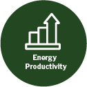 Energy productivity theme icon